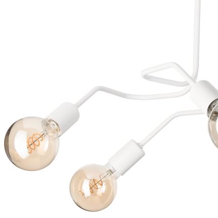 Припотолочная люстра MATYLDA 5xE27/60W/230V белый