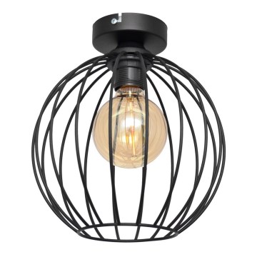 Припотолочная люстра MERCURE 1xE27/15W/230V ⌀ 24 cm черная