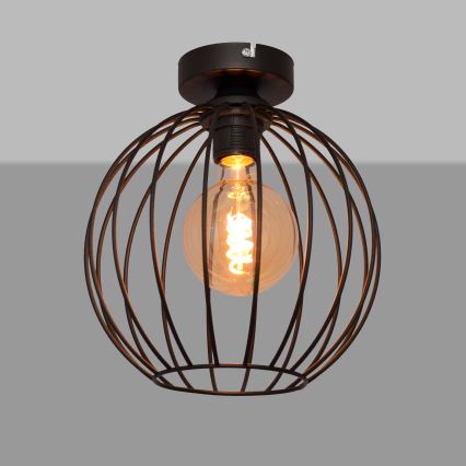 Припотолочная люстра MERCURE 1xE27/15W/230V ⌀ 24 cm черная