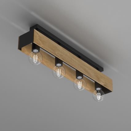 Припотолочная люстра MILUZA 4xE27/15W/230V
