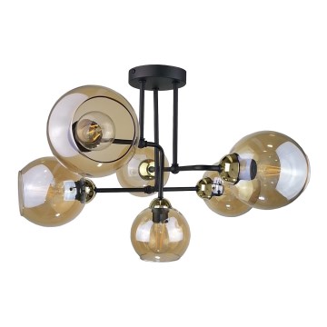 Припотолочная люстра MONDE GOLD 6xE27/60W/230V