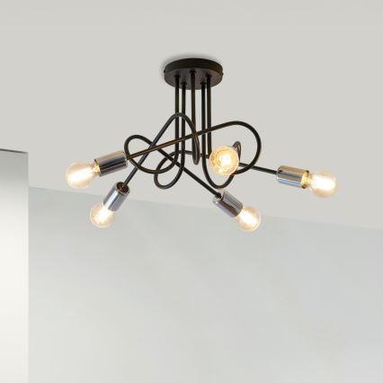 Припотолочная люстра OXFORD 5xE27/15W/230V
