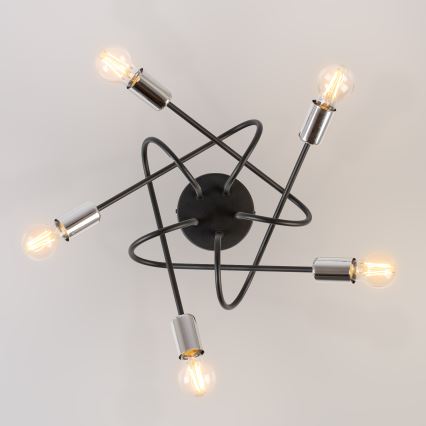 Припотолочная люстра OXFORD 5xE27/15W/230V