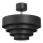 Припотолочная люстра RINGS 1xE27/15W/230V черный