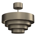 Припотолочная люстра RINGS 1xE27/15W/230V латунь