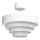 Припотолочная люстра RINGS 2xE27/15W/230V белый