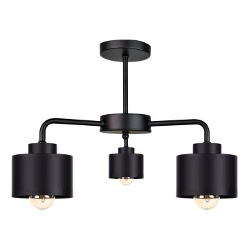 Припотолочная люстра SIMPLY BLACK 3xE27/60W/230V