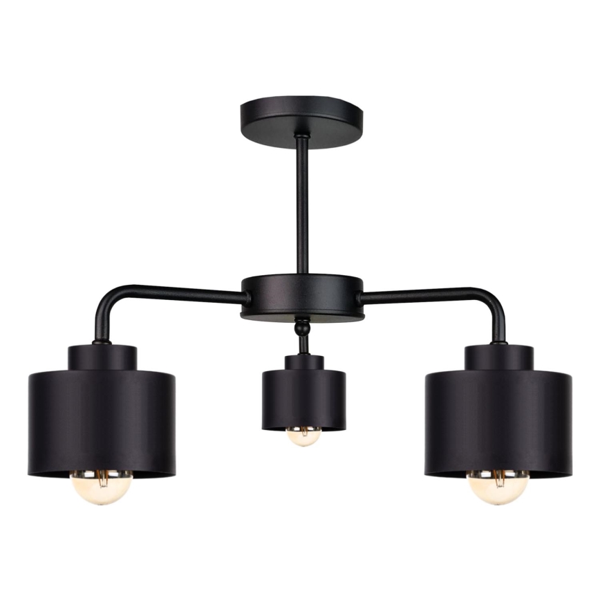 Припотолочная люстра SIMPLY BLACK 3xE27/60W/230V