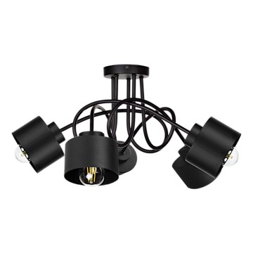 Припотолочная люстра SIMPLY BLACK 5xE27/60W/230V