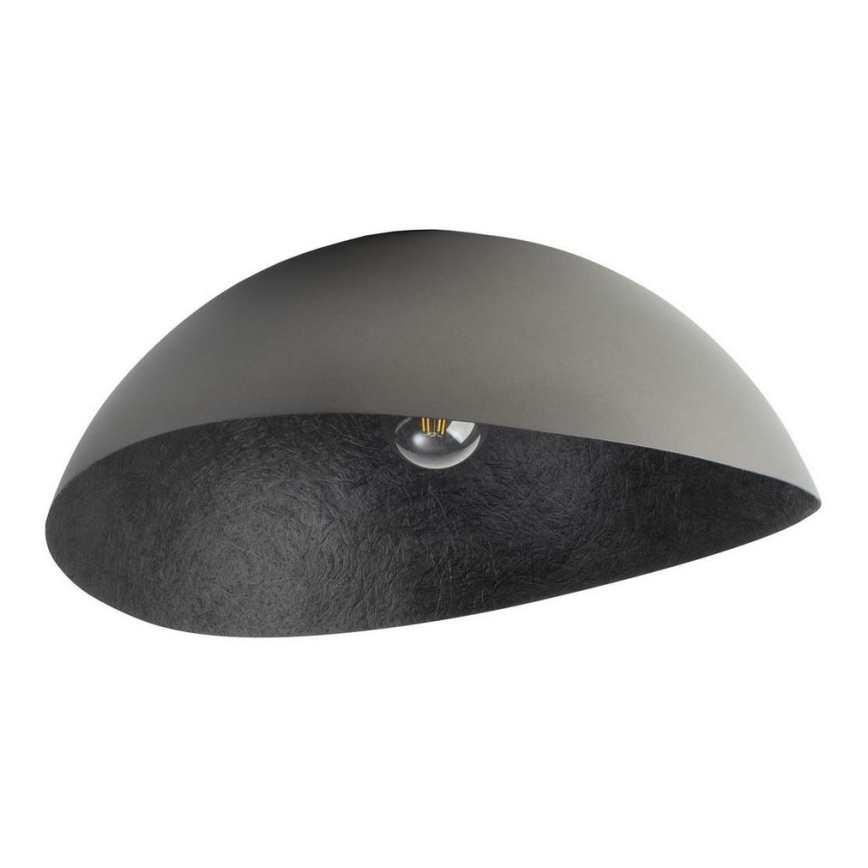 Припотолочная люстра SOLARIS 1xE27/60W/230V диаметр 48 см серебристый/черный