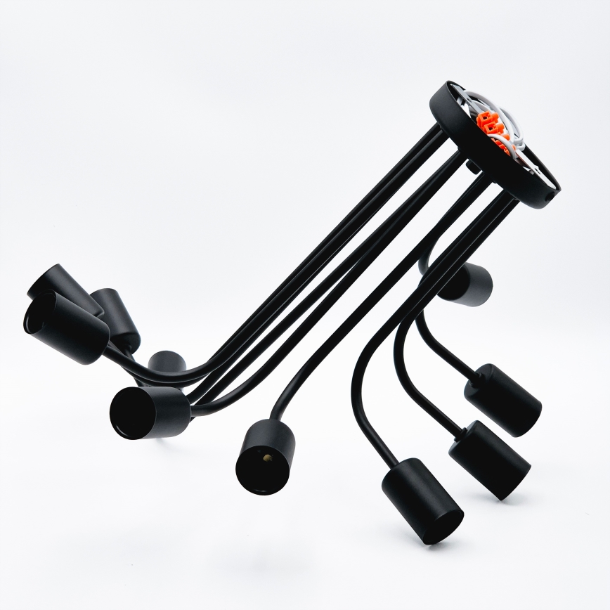 Припотолочная люстра TRINITY 10xE27/15W/230V черный