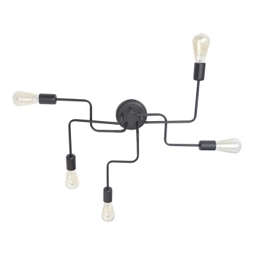 Припотолочная люстра TUBE 5xE27/15W/230V