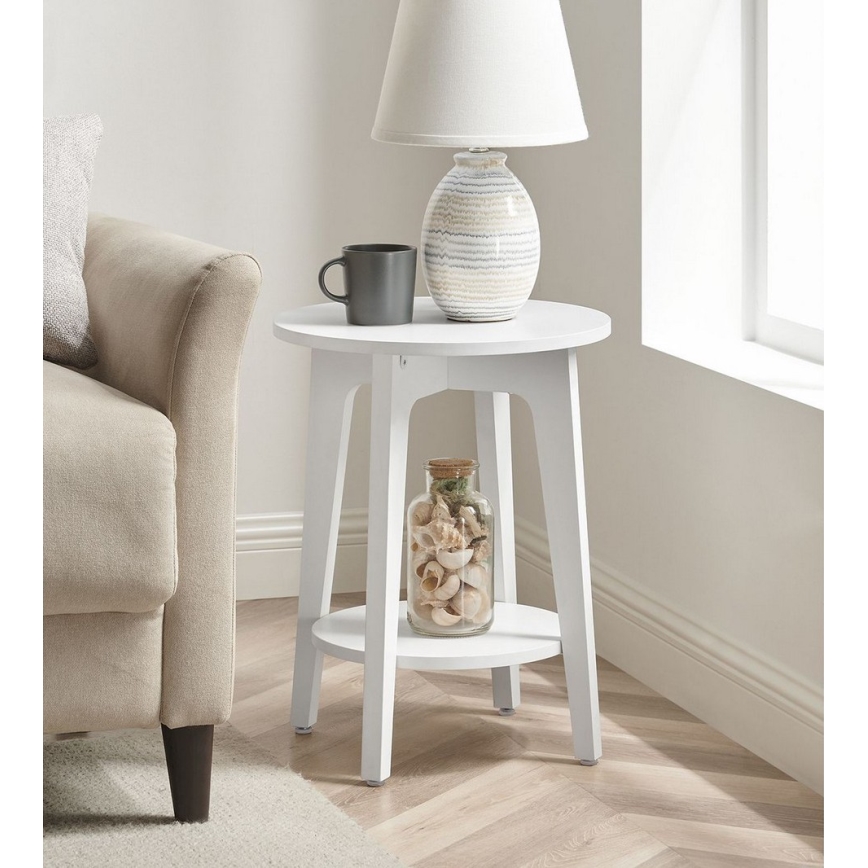 Приставний столик KAEL, білий