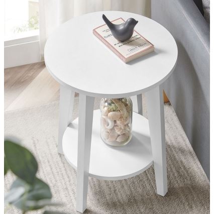 Приставний столик KAEL, білий