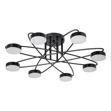 Пристельова LED люстра 8xLED/7W/230V чорний
