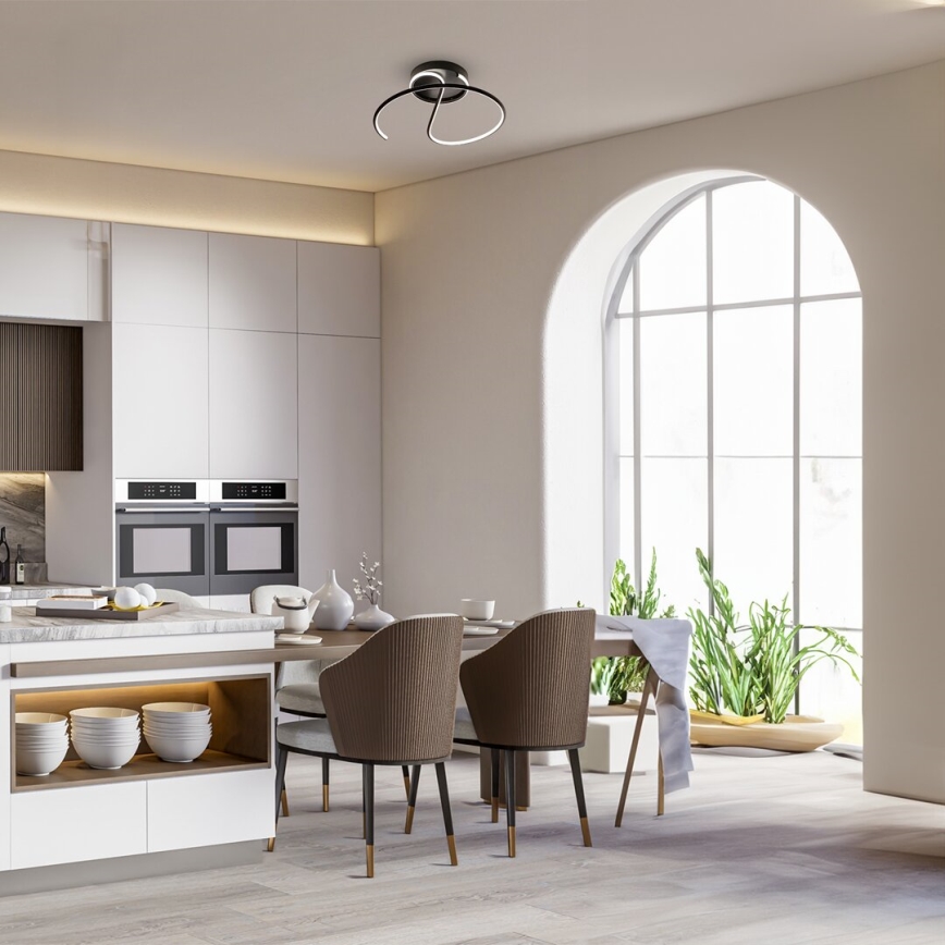 Пристельова LED люстра DELTA LED/30W/230V чорний