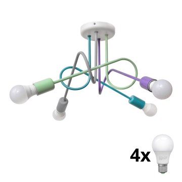 Пристельова LED люстра OXFORD 4xE27/10W/230V
