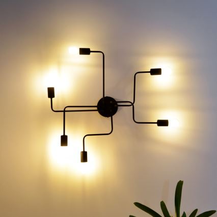 Пристельова LED люстра TUBE 6xE27/15W/230V