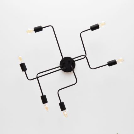 Пристельова LED люстра TUBE 6xE27/15W/230V