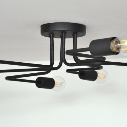 Пристельова LED люстра TUBE 6xE27/15W/230V