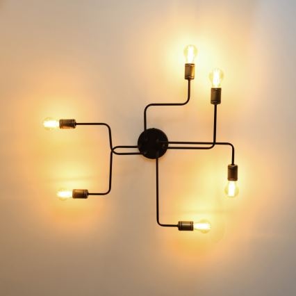 Пристельова LED люстра TUBE 6xE27/15W/230V