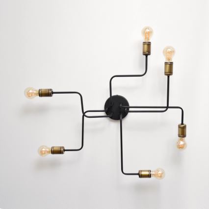 Пристельова LED люстра TUBE 6xE27/15W/230V