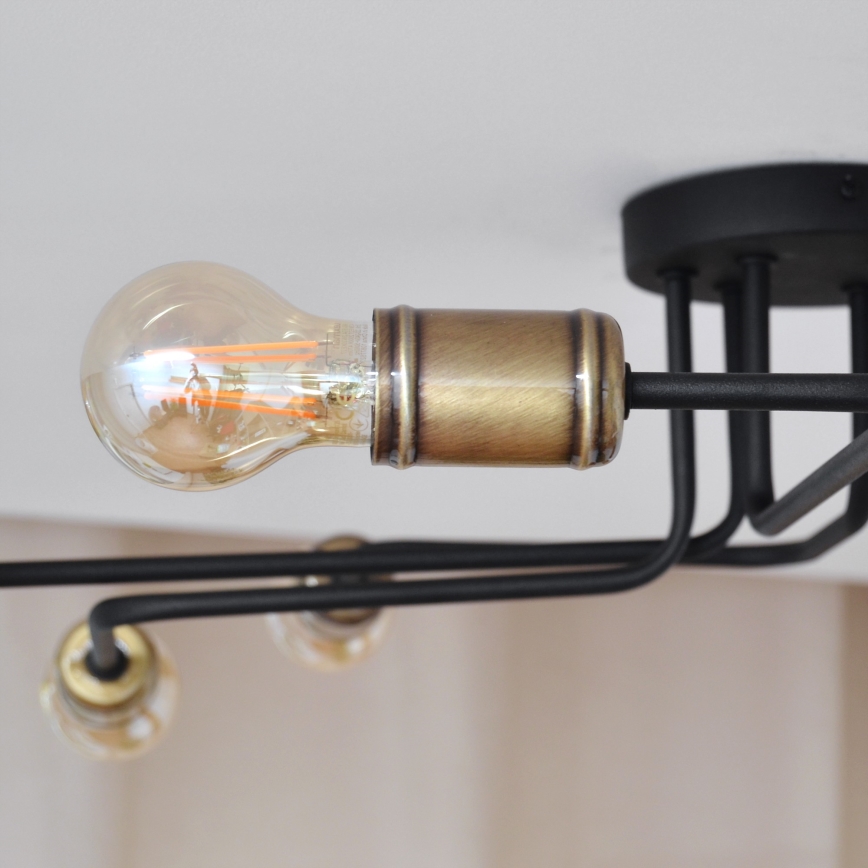 Пристельова LED люстра TUBE 6xE27/15W/230V