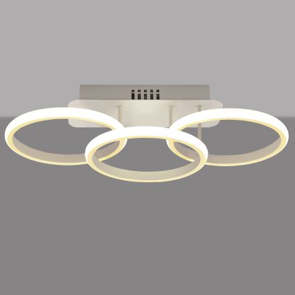 Пристельова LED люстра з регулюванням яскравості BARI LED/30W/230V білий