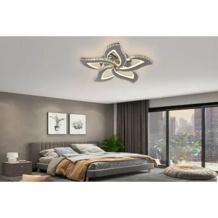Пристельова LED люстра з регулюванням яскравості LED/100W/230V 3000-6500K + пульт дистанційного керування