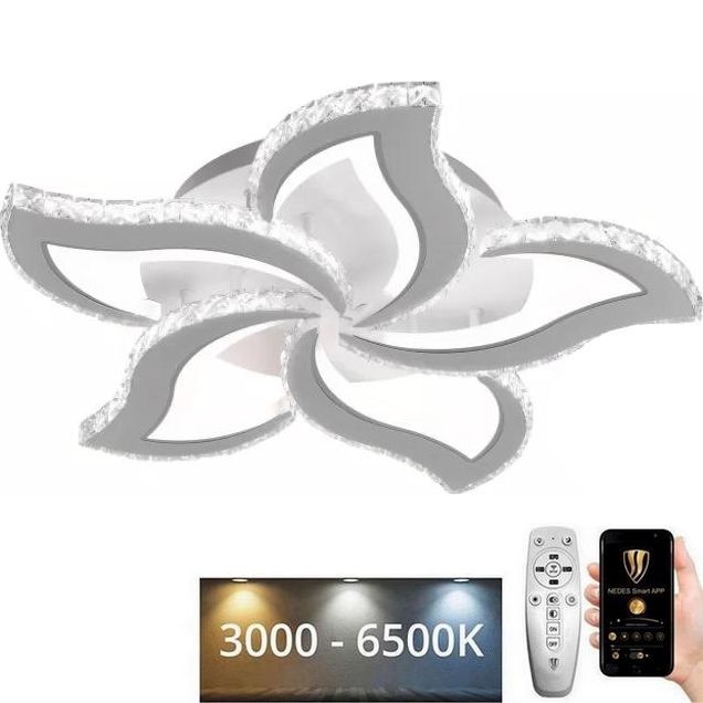 Пристельова LED люстра з регулюванням яскравості LED/100W/230V 3000-6500K + пульт дистанційного керування