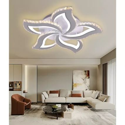 Пристельова LED люстра з регулюванням яскравості LED/100W/230V 3000-6500K + пульт дистанційного керування
