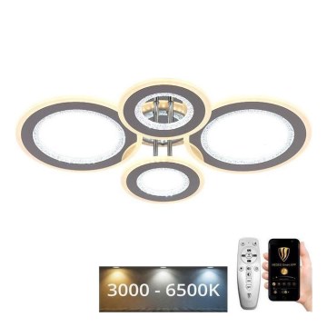 Пристельова LED люстра з регулюванням яскравості LED/100W/230V 3000-6500K + пульт дистанційного керування