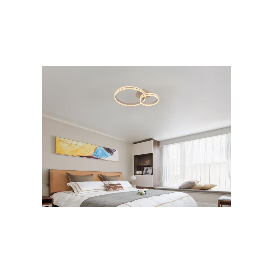 Пристельова LED люстра з регулюванням яскравості LED/110W/230V 3000-6500K + пульт дистанційного керування