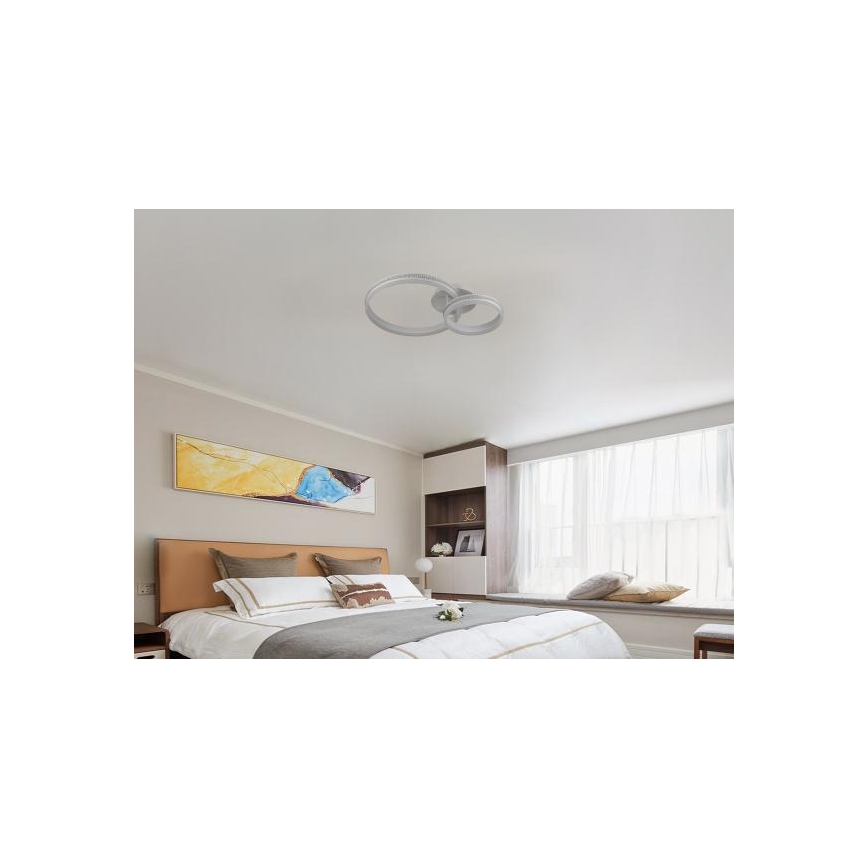 Пристельова LED люстра з регулюванням яскравості LED/110W/230V 3000-6500K + пульт дистанційного керування