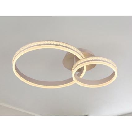 Пристельова LED люстра з регулюванням яскравості LED/110W/230V 3000-6500K + пульт дистанційного керування
