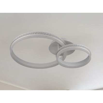 Пристельова LED люстра з регулюванням яскравості LED/110W/230V 3000-6500K + пульт дистанційного керування