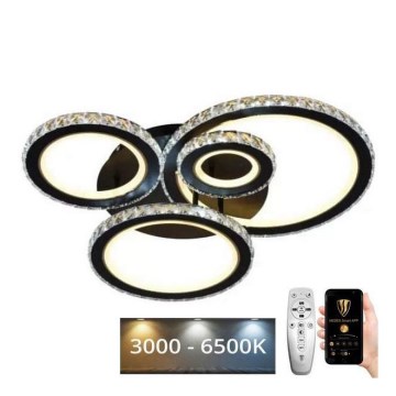 Пристельова LED люстра з регулюванням яскравості LED/120W/230V 3000-6500K + пульт дистанційного керування