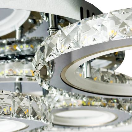 Пристельова LED люстра з регулюванням яскравості LED/120W/230V 3000-6500K + пульт дистанційного керування