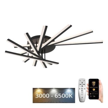 Пристельова LED люстра з регулюванням яскравості LED/120W/230V 3000-6500K + пульт дистанційного керування