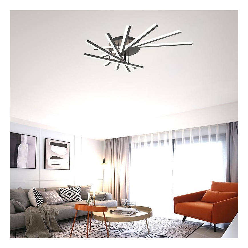 Пристельова LED люстра з регулюванням яскравості LED/120W/230V 3000-6500K + пульт дистанційного керування