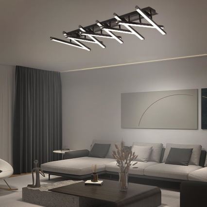Пристельова LED люстра з регулюванням яскравості LED/125W/230V 3000-6500K + пульт дистанційного керування