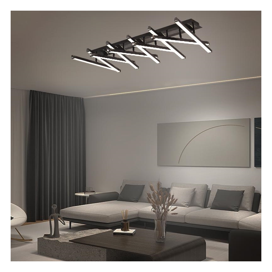 Пристельова LED люстра з регулюванням яскравості LED/125W/230V 3000-6500K + пульт дистанційного керування