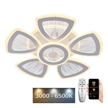 Пристельова LED люстра з регулюванням яскравості LED/145W/230V 3000-6500K + пульт дистанційного керування