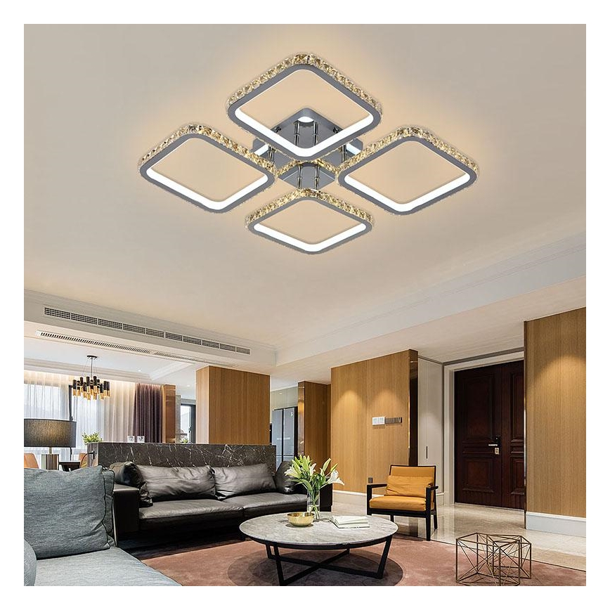 Пристельова LED люстра з регулюванням яскравості LED/160W/230V 3000-6500K + дистанційне керування