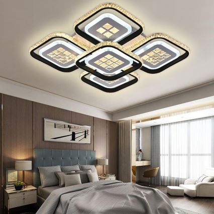 Пристельова LED люстра з регулюванням яскравості LED/180W/230V 3000-6500K + дистанційне керування