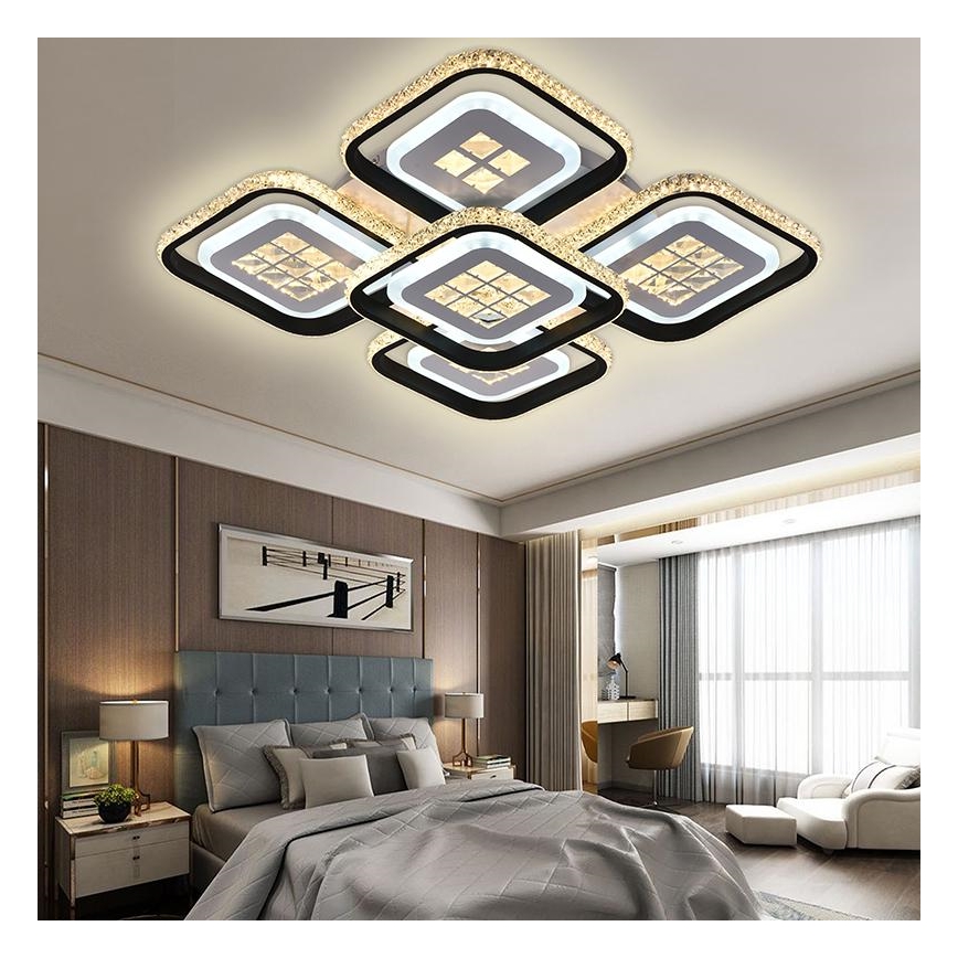 Пристельова LED люстра з регулюванням яскравості LED/180W/230V 3000-6500K + дистанційне керування