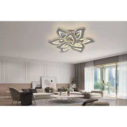 Пристельова LED люстра з регулюванням яскравості LED/180W/230V 3000-6500K + пульт дистанційного керування