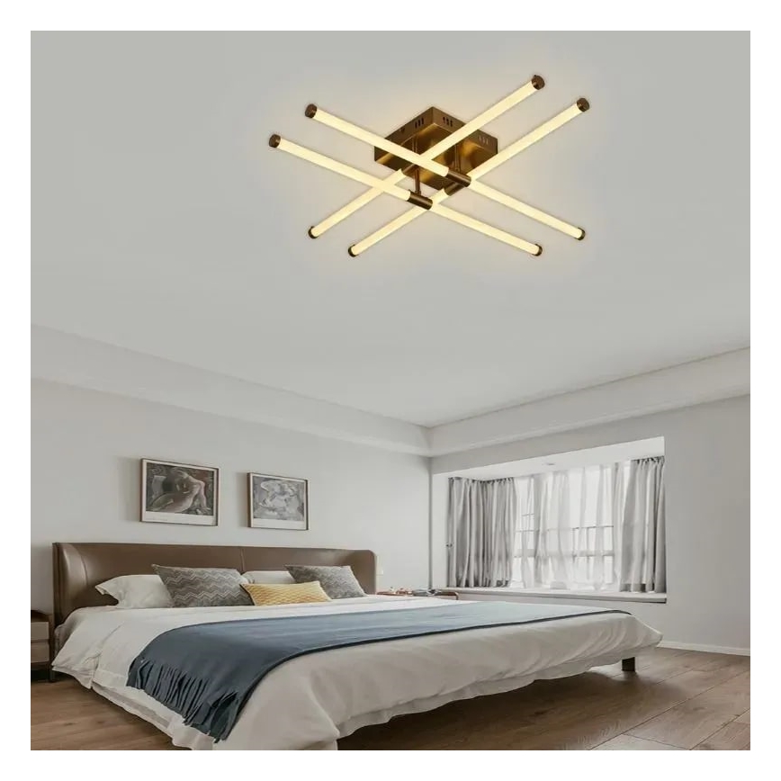 Пристельова LED люстра з регулюванням яскравості LED/30W/230V 3000-6500K + пульт дистанційного керування
