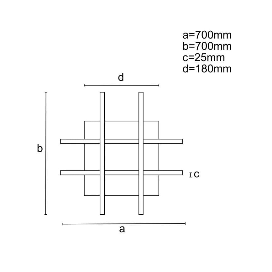Пристельова LED люстра з регулюванням яскравості LED/30W/230V 3000-6500K + пульт дистанційного керування