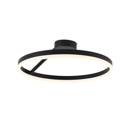 Пристельова LED люстра з регулюванням яскравості LED/40W/230V 3000-6500K чорний + пульт дистанційного керування